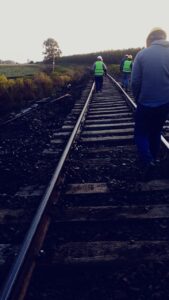 Mejoramiento intensivo de vías en obra para el Belgrano Cargas y Logística en Federación Entre Ríos